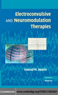 Imagen de portada: Electroconvulsive and Neuromodulation Therapies 1st edition 9780521883887