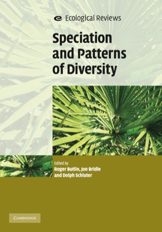 Imagen de portada: Speciation and Patterns of Diversity 9780521709637