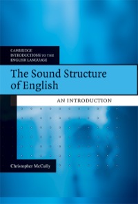Cover image: The Sound Structure of English 9780521850360