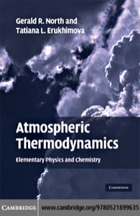 Titelbild: Atmospheric Thermodynamics 1st edition 9780521899635