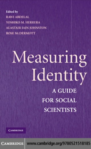 Cover image: Measuring Identity 1st edition 9780521518185