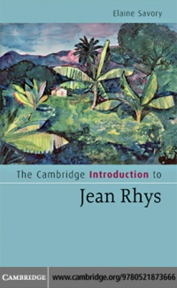 Imagen de portada: The Cambridge Introduction to Jean Rhys 9780521873666