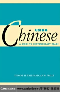 Titelbild: Using Chinese 1st edition 9780521785655
