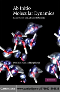Imagen de portada: Ab Initio Molecular Dynamics 9780521898638