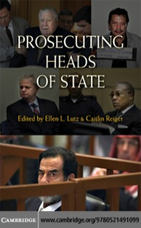 Imagen de portada: Prosecuting Heads of State 1st edition 9780521491099