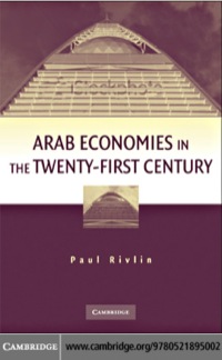 表紙画像: Arab Economies in the Twenty-First Century 1st edition 9780521895002