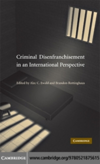 Omslagafbeelding: Criminal Disenfranchisement in an International Perspective 9780521875615