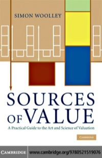 Imagen de portada: Sources of Value 1st edition 9780521519076