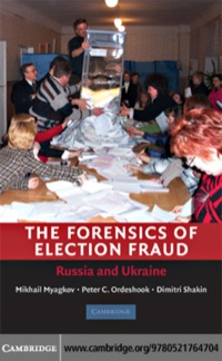 Imagen de portada: The Forensics of Election Fraud 1st edition 9780521764704