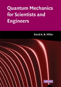 Cover image: Quantum Mechanics for Scientists and Engineers 9780521897839