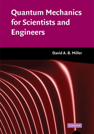 Cover image: Quantum Mechanics for Scientists and Engineers 9780521897839