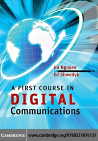 表紙画像: A First Course in Digital Communications 1st edition 9780521876131