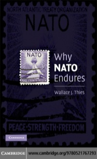 Cover image: Why NATO Endures 9780521767293