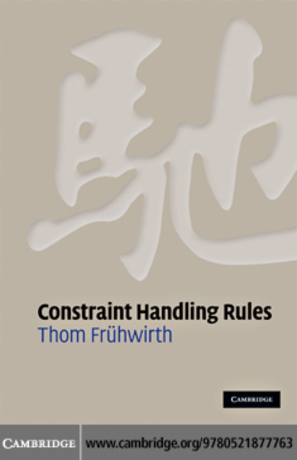 Constraint Handling Rules 1st Edition