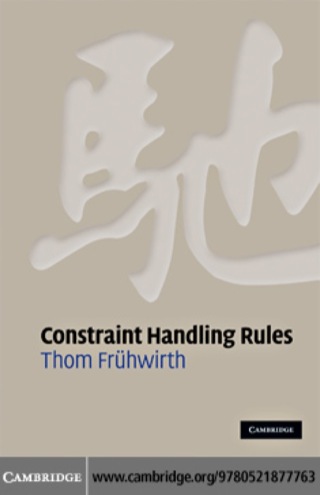 Cover image: Constraint Handling Rules 1st edition 9780521877763