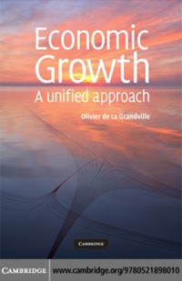 Cover image: Economic Growth 1st edition 9780521898010