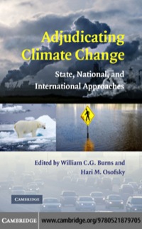 Imagen de portada: Adjudicating Climate Change 9780521879705