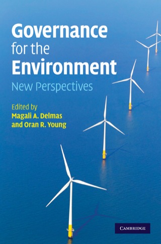 Cover image: Governance for the Environment 9780521519380