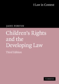 表紙画像: Children's Rights and the Developing Law 3rd edition 9780521698016
