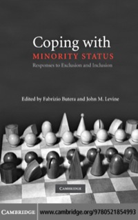 Cover image: Coping with Minority Status 1st edition 9780521854993