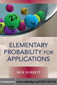 صورة الغلاف: Elementary Probability for Applications 1st edition 9780521867566