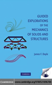 Imagen de portada: Guided Explorations of the Mechanics of Solids and Structures 1st edition 9780521896788