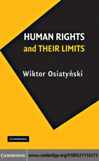 Imagen de portada: Human Rights and their Limits 1st edition 9780521110273