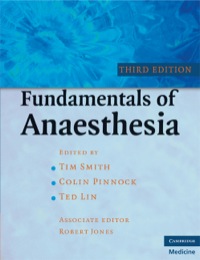 Cover image: Fundamentals of Anaesthesia 3rd edition 9780521692496