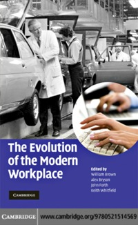 Cover image: The Evolution of the Modern Workplace 9780521514569