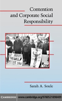 Immagine di copertina: Contention and Corporate Social Responsibility 1st edition 9780521898409