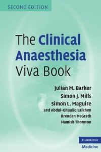 Cover image: The Clinical Anaesthesia Viva Book 2nd edition 9780521720182