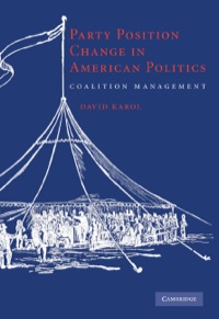 Titelbild: Party Position Change in American Politics 9780521517164