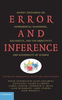 Cover image: Error and Inference 9780521880084