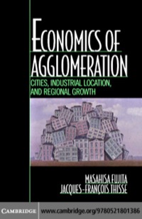 Cover image: Economics of Agglomeration 1st edition 9780521801386