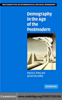 Cover image: Demography in the Age of the Postmodern 1st edition 9780521826266