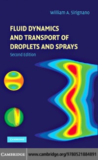 Cover image: Fluid Dynamics and Transport of Droplets and Sprays 2nd edition 9780521884891