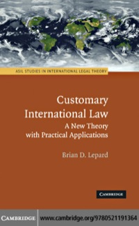 Cover image: Customary International Law 9780521191364