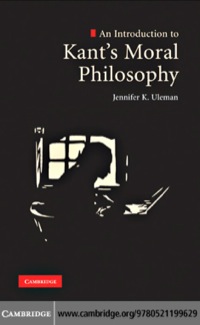 Cover image: An Introduction to Kant's Moral Philosophy 9780521199629