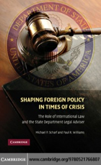 Imagen de portada: Shaping Foreign Policy in Times of Crisis 9780521766807