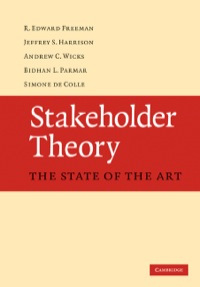 Cover image: Stakeholder Theory 9780521190817