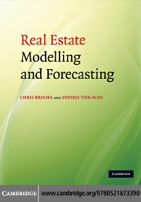 Imagen de portada: Real Estate Modelling and Forecasting 1st edition 9780521873390