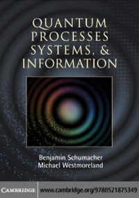 Omslagafbeelding: Quantum Processes Systems, and Information 9780521875349