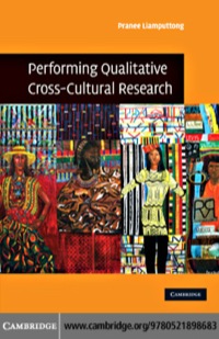 Imagen de portada: Performing Qualitative Cross-Cultural Research 1st edition 9780521898683