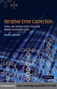 Imagen de portada: Iterative Error Correction 1st edition 9780521871488