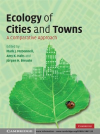 Imagen de portada: Ecology of Cities and Towns 1st edition 9780521861120