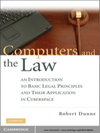 Immagine di copertina: Computers and the Law 1st edition 9780521886505