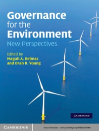صورة الغلاف: Governance for the Environment 1st edition 9780521519380