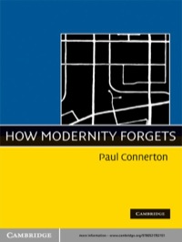 Cover image: How Modernity Forgets 1st edition 9780521762151