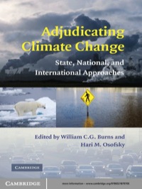 Titelbild: Adjudicating Climate Change 1st edition 9780521879705