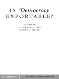 Cover image: Is Democracy Exportable? 1st edition 9780521764391